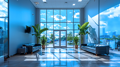 clean overview of clean car dealer